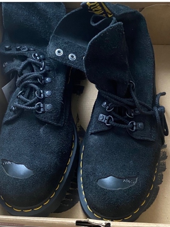 Dr. Martens Black Steel Toed Work Boots NWT